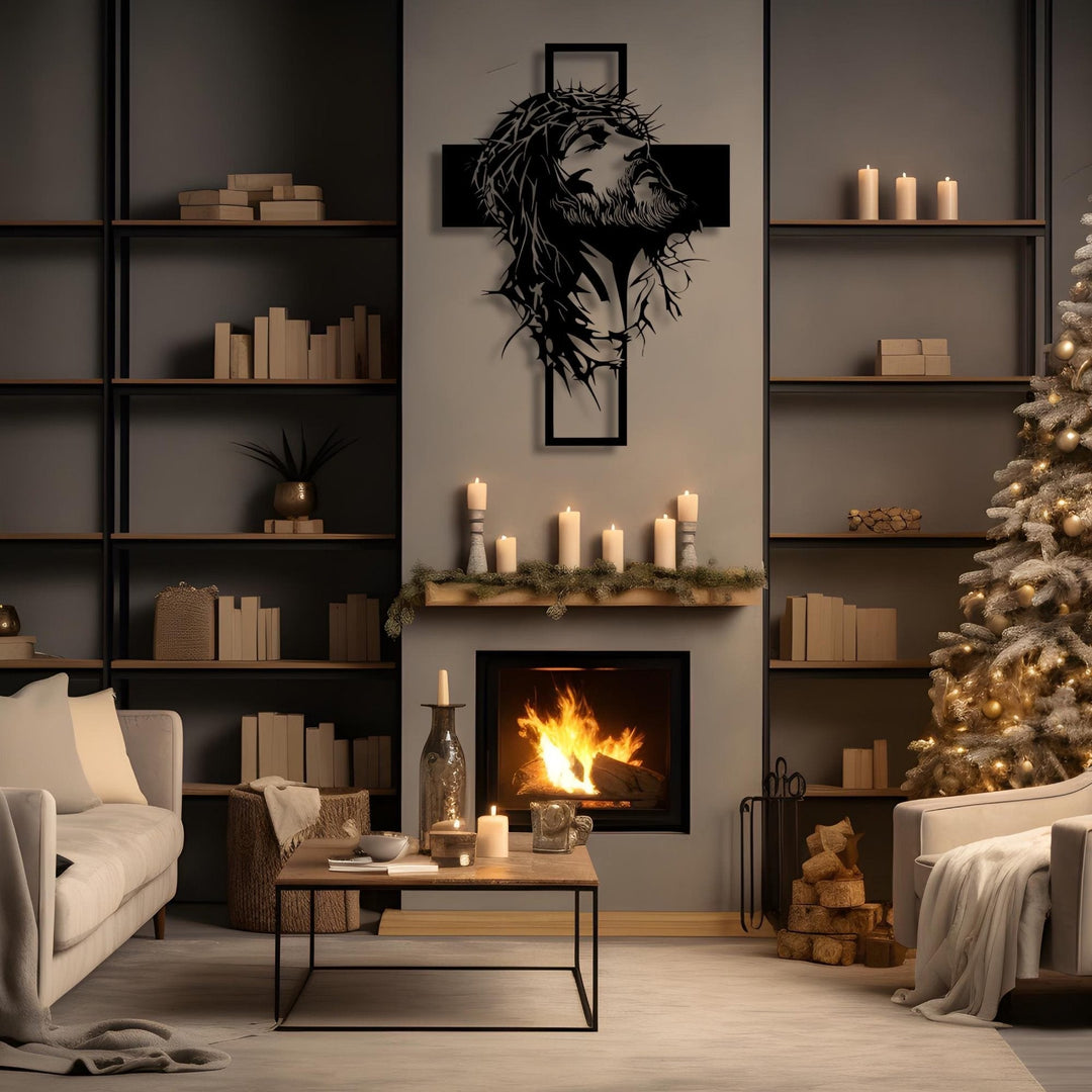 Cyras - イエスの十字架 メタルウォールアート