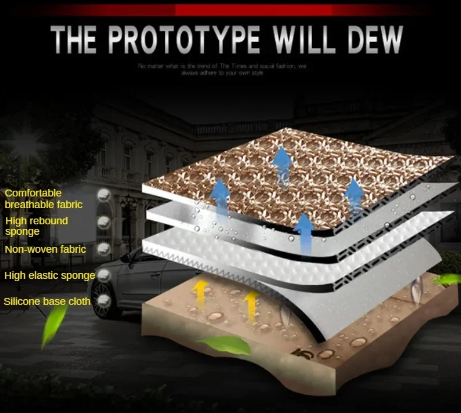 Davriel - シルク製カーシートクッション