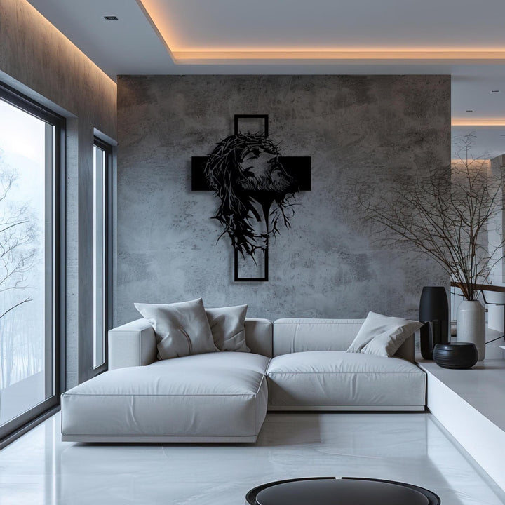 Cyras - イエスの十字架 メタルウォールアート