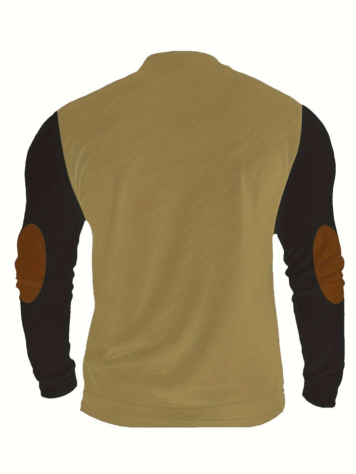 Delven - スタイリッシュカジュアルスウェットシャツ