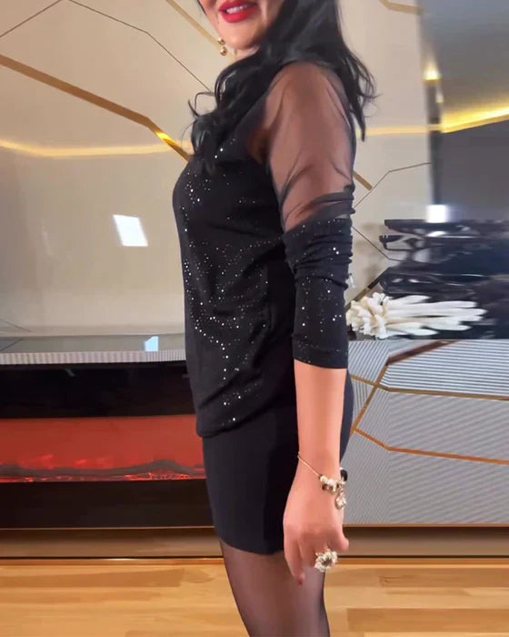 Enyelle - エレガントカジュアルミニドレス