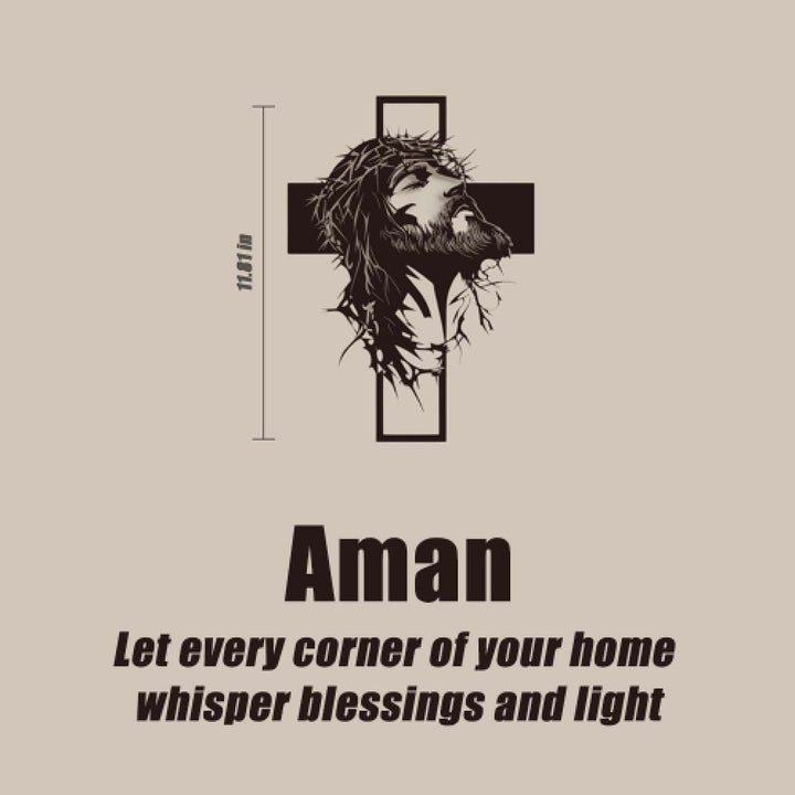 Cyras - イエスの十字架 メタルウォールアート