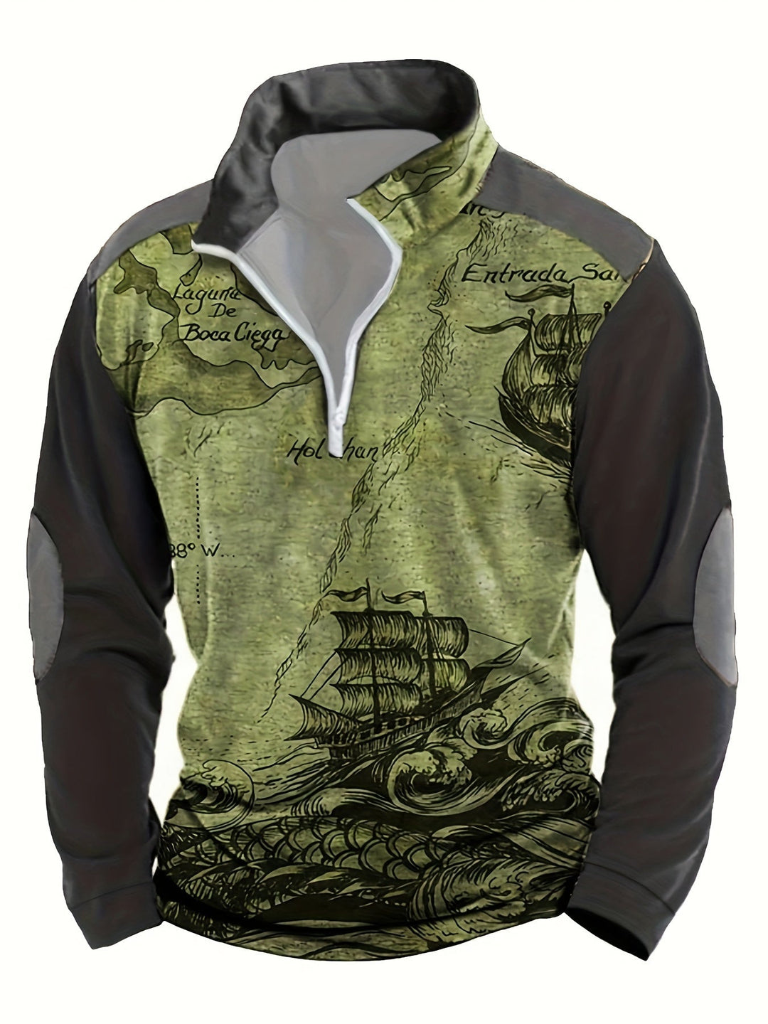 Delven - スタイリッシュカジュアルスウェットシャツ