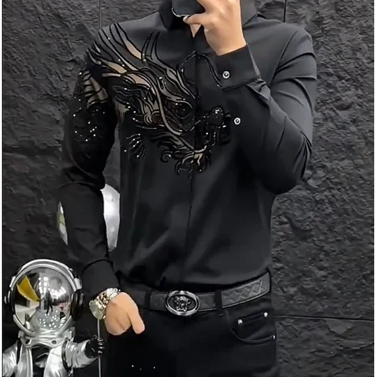 Hendrix - エレガントカジュアルシャツ