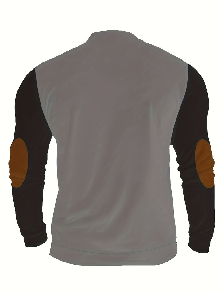 Delven - スタイリッシュカジュアルスウェットシャツ